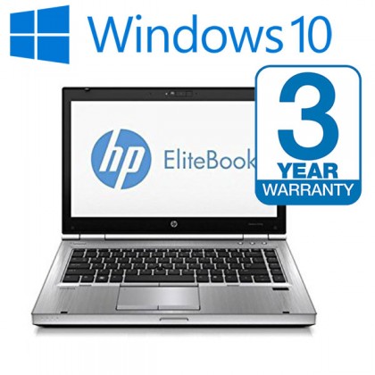 HP Elitebook 8440P , 3 Year Warranty i5 Laptop, 8 GB Memory, 500GB HDD, Wireless, 3 Year Warranty, Office 2016