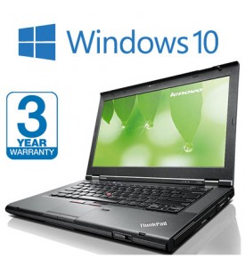 Lenovo Thinkpad T430, 3 Year Warranty, i5 2.60GHz 3rd Gen 8GB RAM 500GB HDD Warranty Windows 10 Laptop 