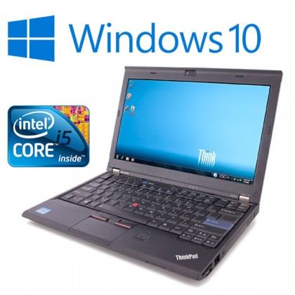 Lenovo Thinkpad X220 Laptop i5 2.60GHz 2nd Gen 8GB RAM, 120GB SSD HDD, Warranty Windows 10 Webcam